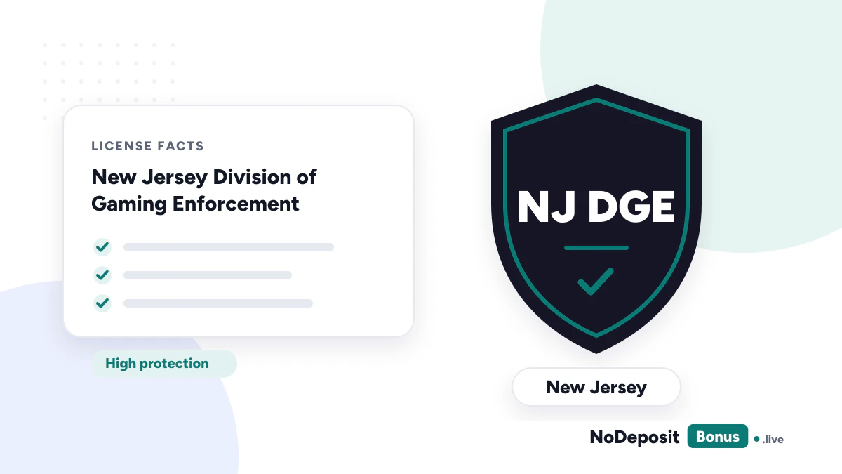 New Jersey Division of Gaming Enforcement, the regulator for online casinos in New Jersey